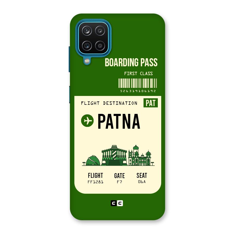 Patna Boarding Pass Back Case for Galaxy F12