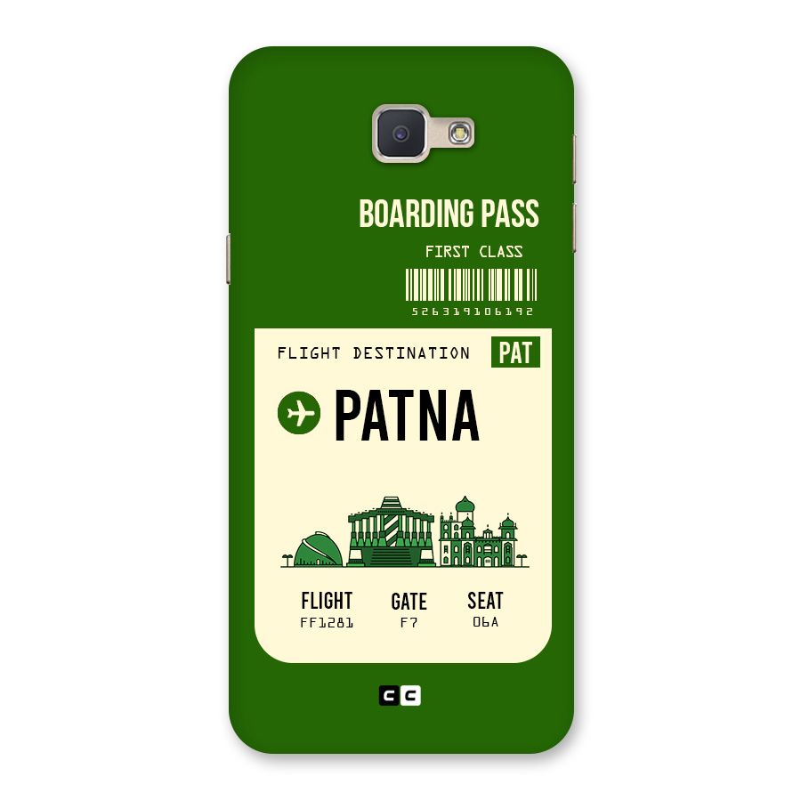Patna Boarding Pass Back Case for Galaxy J5 Prime