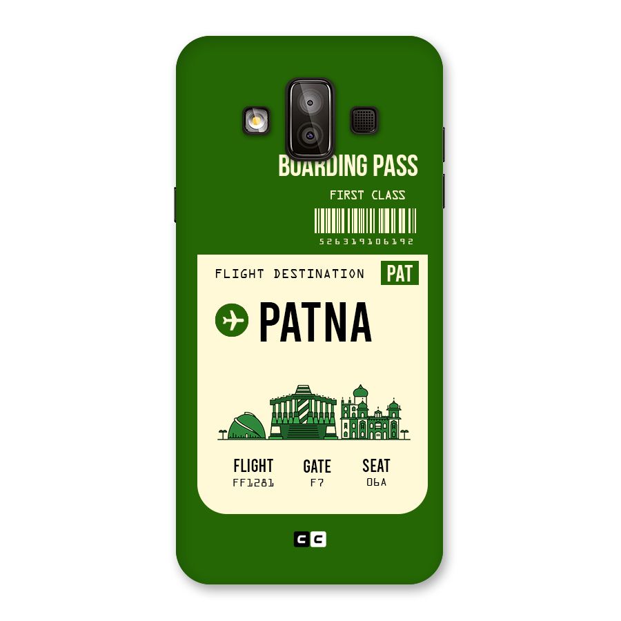 Patna Boarding Pass Back Case for Galaxy J7 Duo