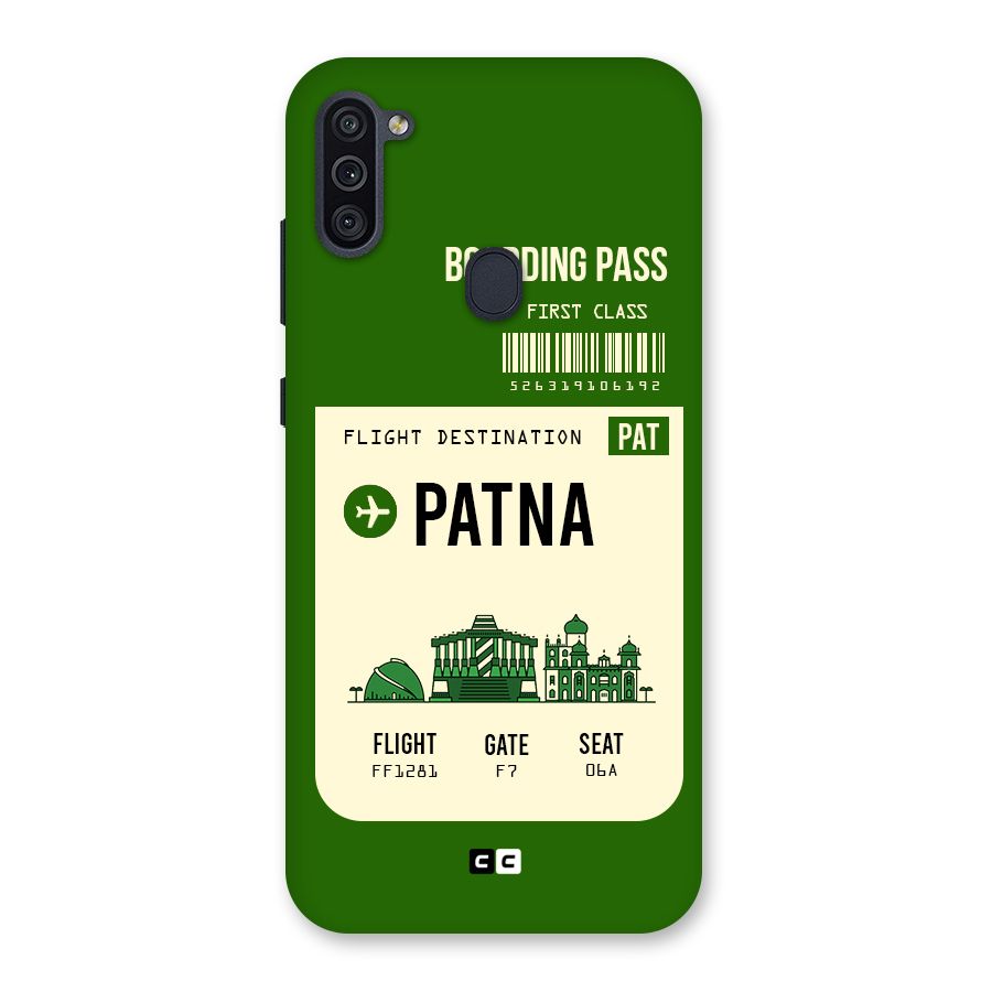Patna Boarding Pass Back Case for Galaxy M11