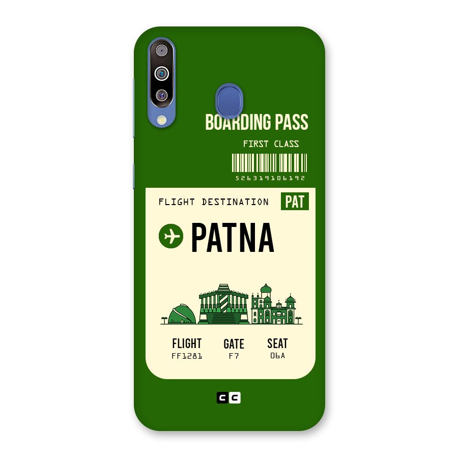 Patna Boarding Pass Back Case for Galaxy M30