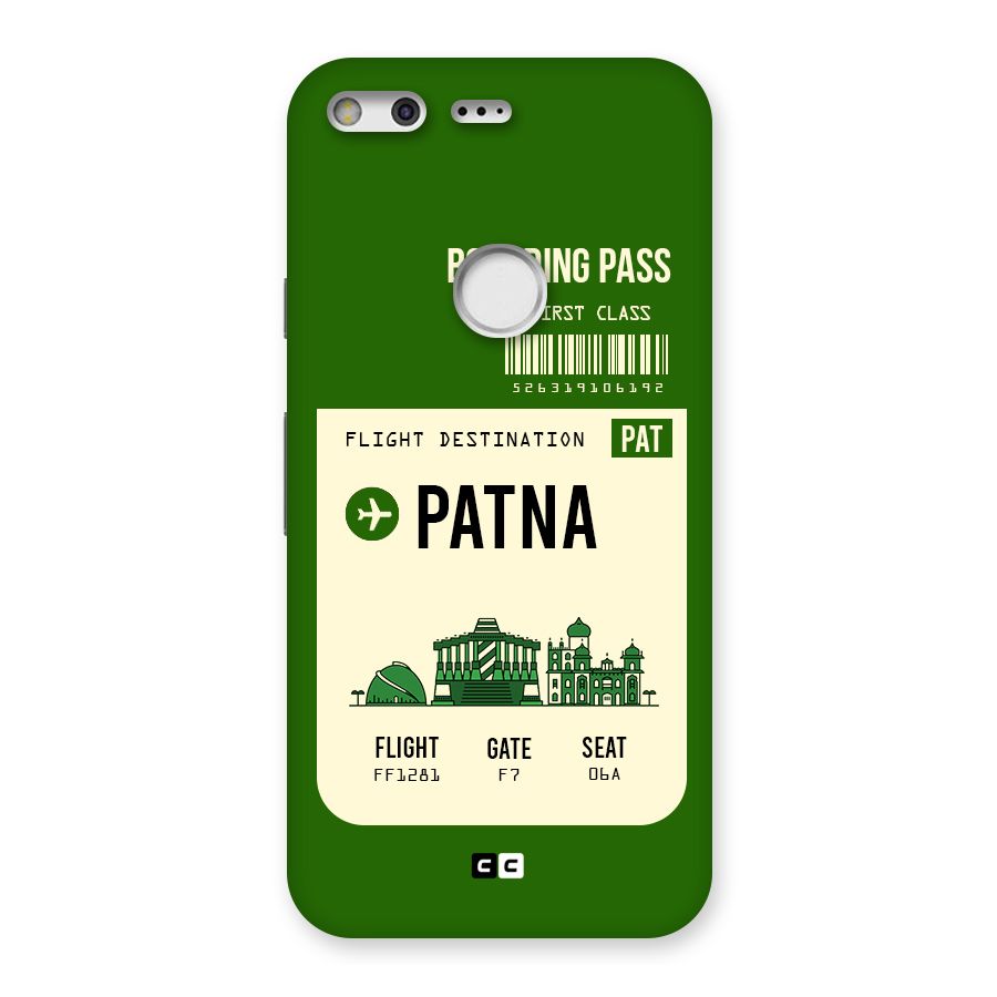 Patna Boarding Pass Back Case for Google Pixel