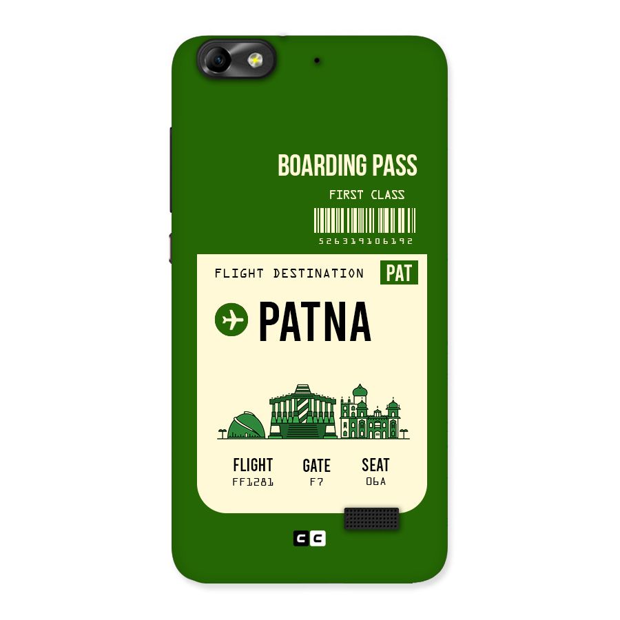 Patna Boarding Pass Back Case for Honor 4C
