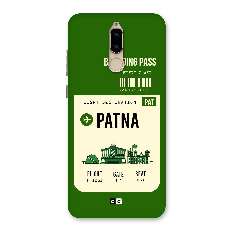 Patna Boarding Pass Back Case for Honor 9i