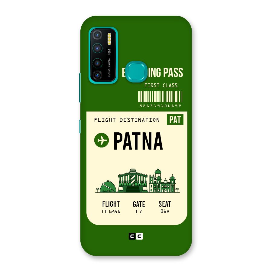 Patna Boarding Pass Back Case for Infinix Hot 9 Pro
