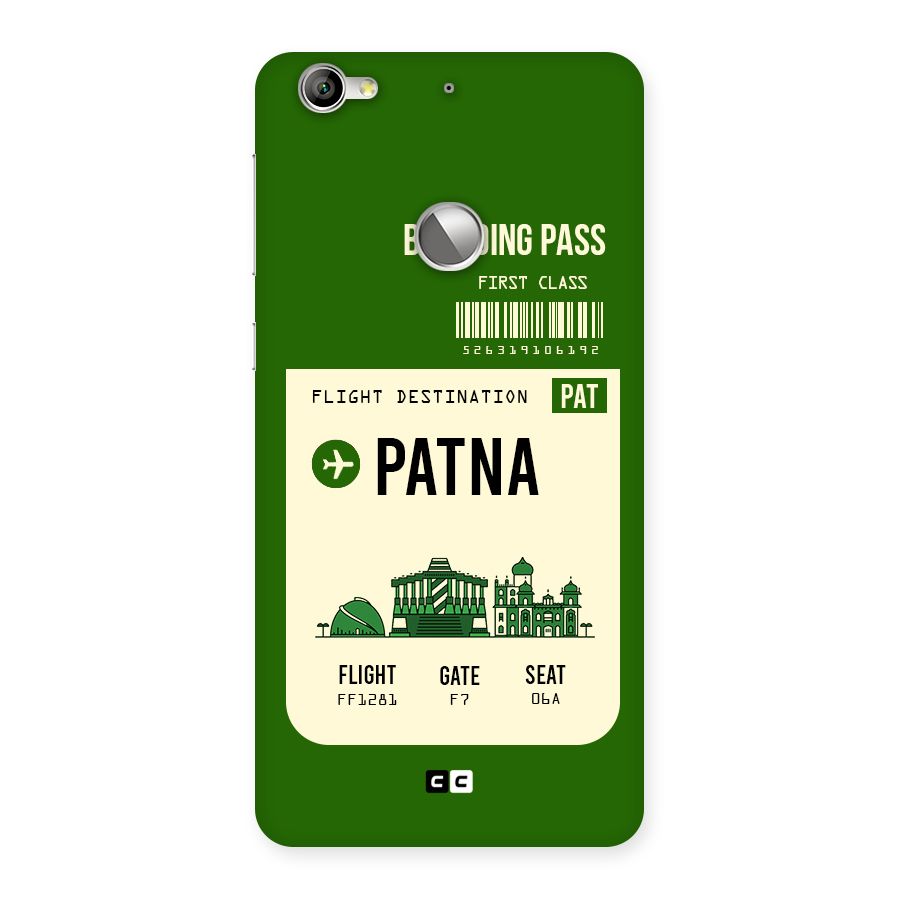 Patna Boarding Pass Back Case for LeTV Le 1s
