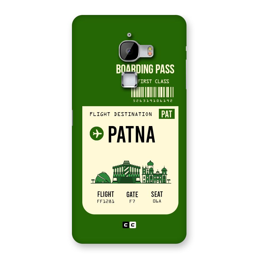 Patna Boarding Pass Back Case for LeTv Le Max