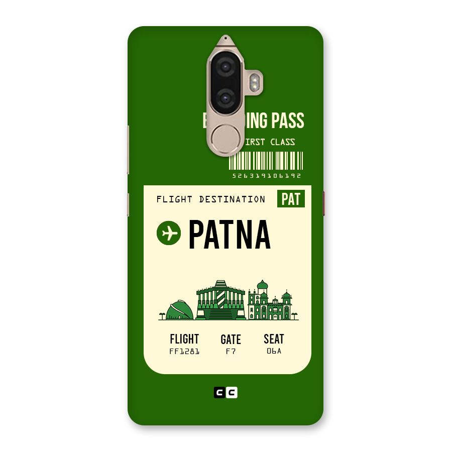 Patna Boarding Pass Back Case for Lenovo K8 Note