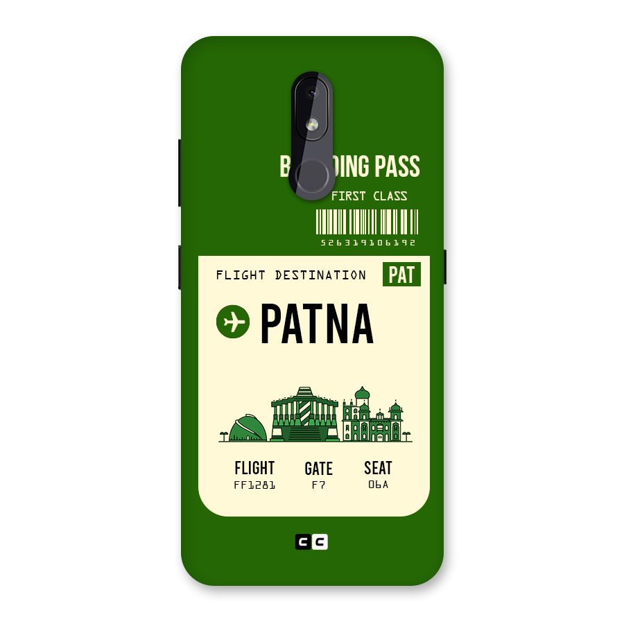 Patna Boarding Pass Back Case for Nokia 3.2