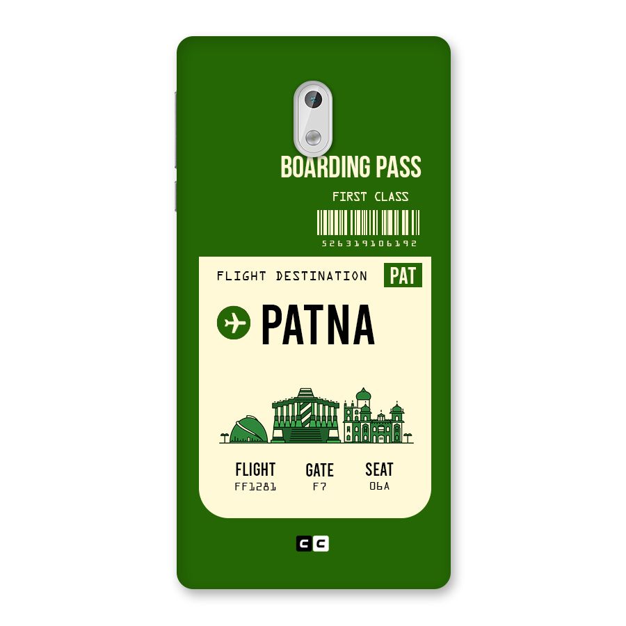 Patna Boarding Pass Back Case for Nokia 3