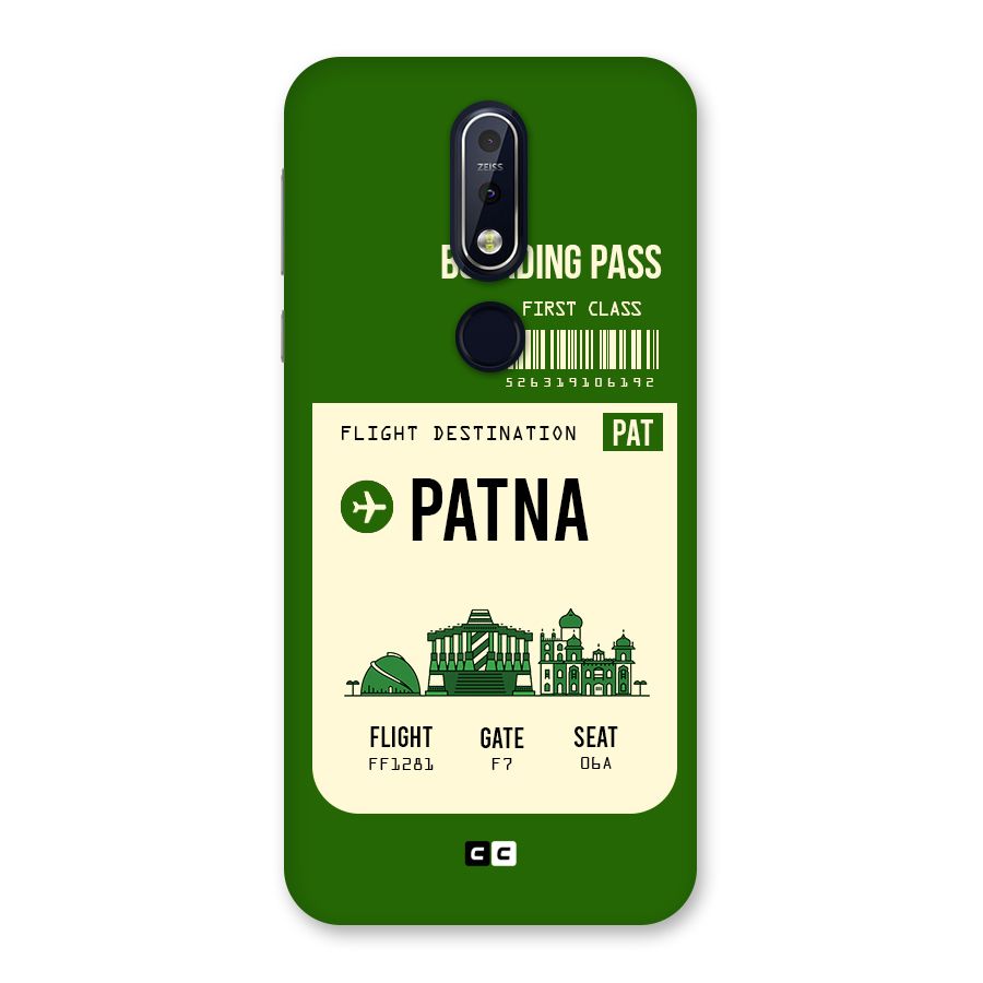 Patna Boarding Pass Back Case for Nokia 7.1