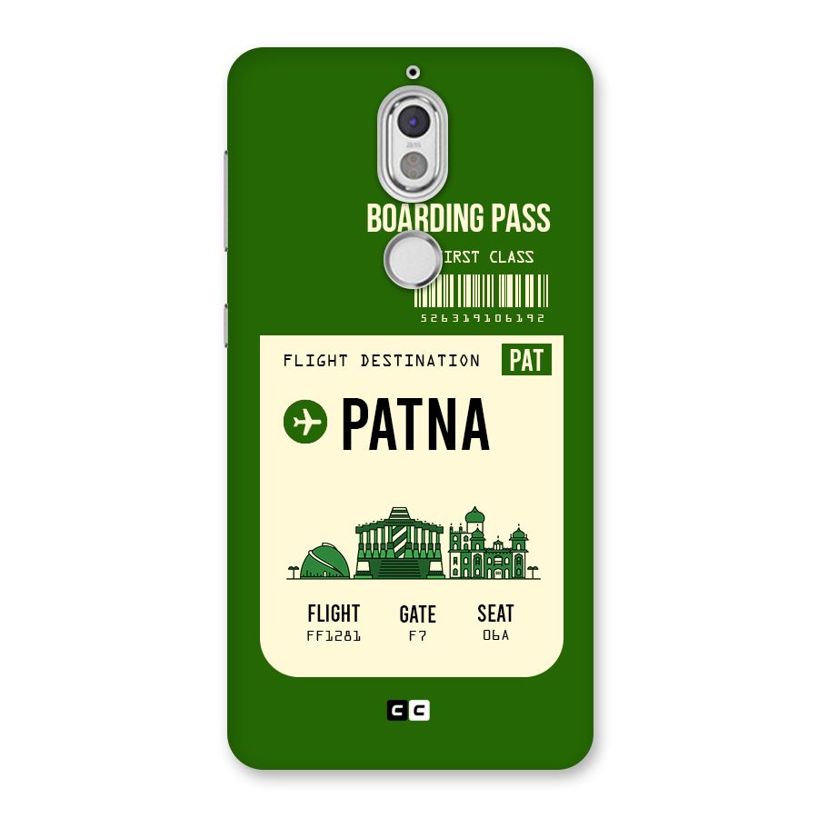 Patna Boarding Pass Back Case for Nokia 7
