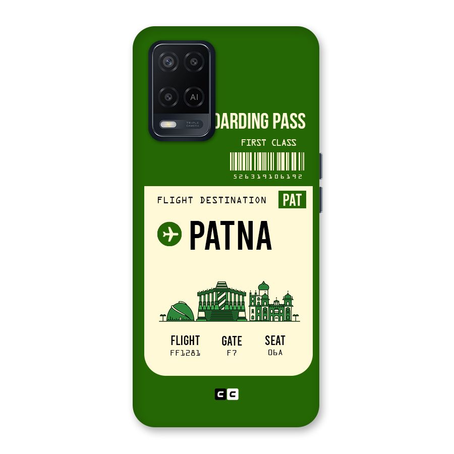 Patna Boarding Pass Back Case for Oppo A54