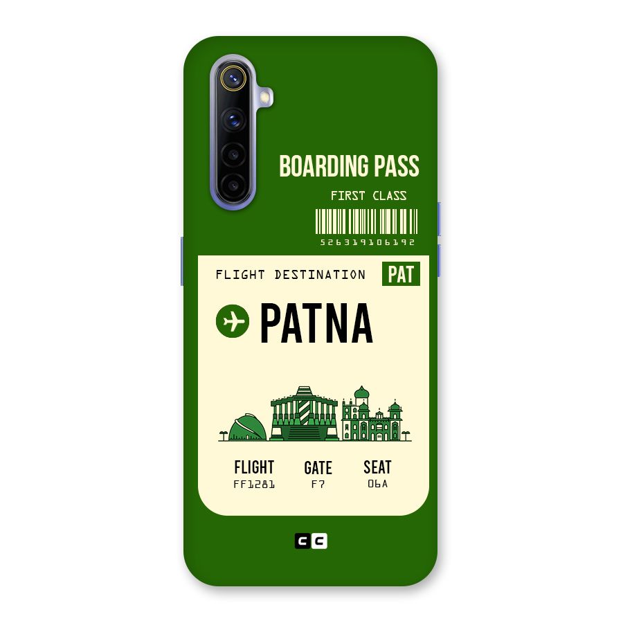 Patna Boarding Pass Back Case for Realme 6i