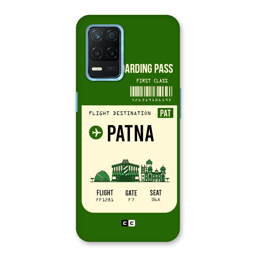Patna Boarding Pass Back Case for Realme 8 5G