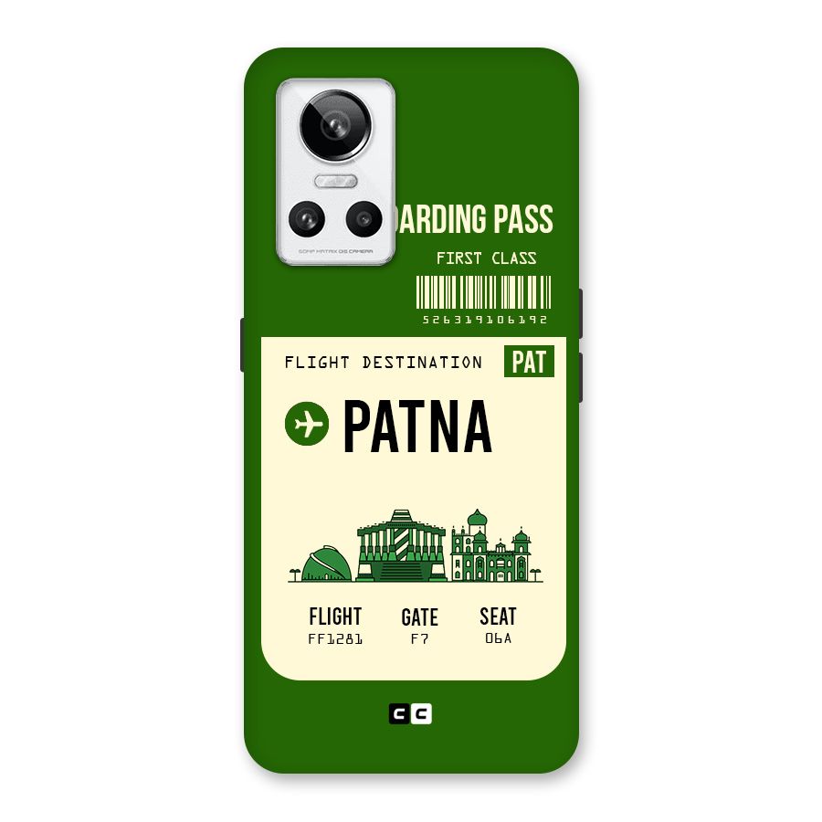 Patna Boarding Pass Back Case for Realme GT Neo 3