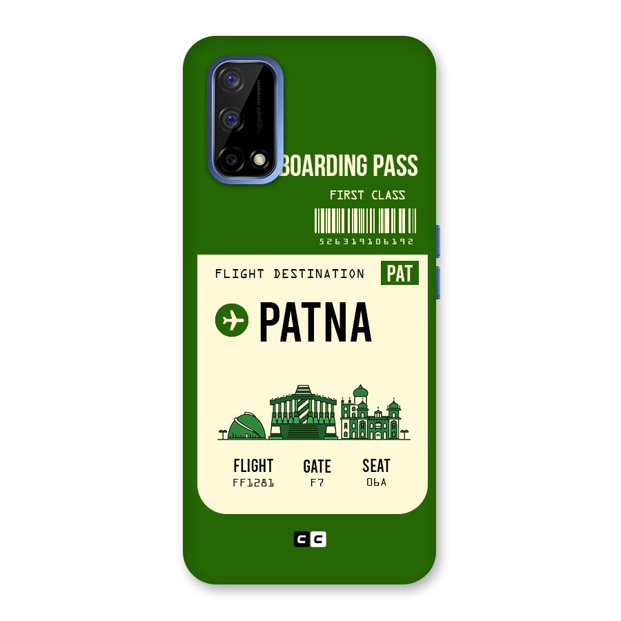 Patna Boarding Pass Back Case for Realme Narzo 30 Pro