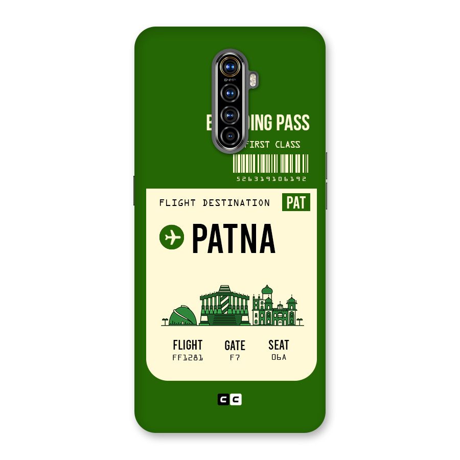 Patna Boarding Pass Back Case for Realme X2 Pro