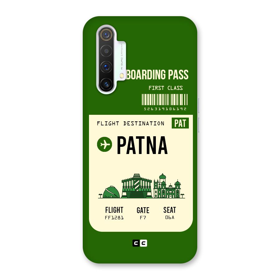 Patna Boarding Pass Back Case for Realme X3 SuperZoom