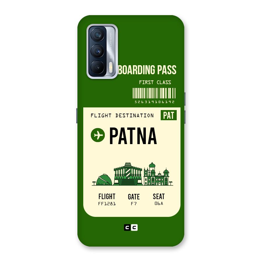 Patna Boarding Pass Back Case for Realme X7