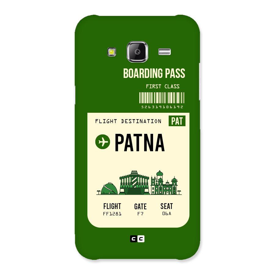 Patna Boarding Pass Back Case for Samsung Galaxy J5