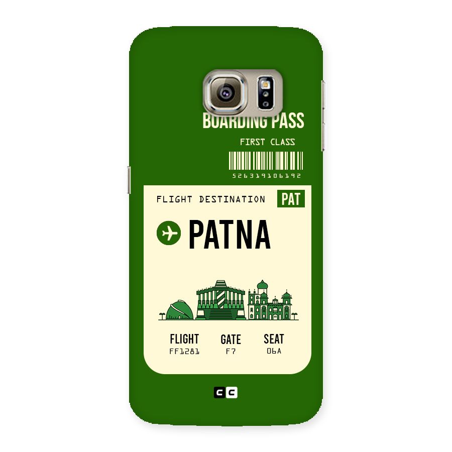 Patna Boarding Pass Back Case for Samsung Galaxy S6 Edge