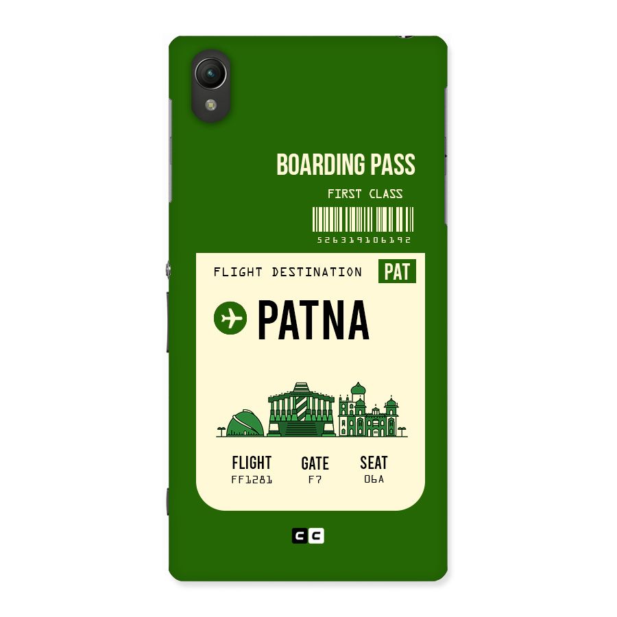 Patna Boarding Pass Back Case for Sony Xperia Z1