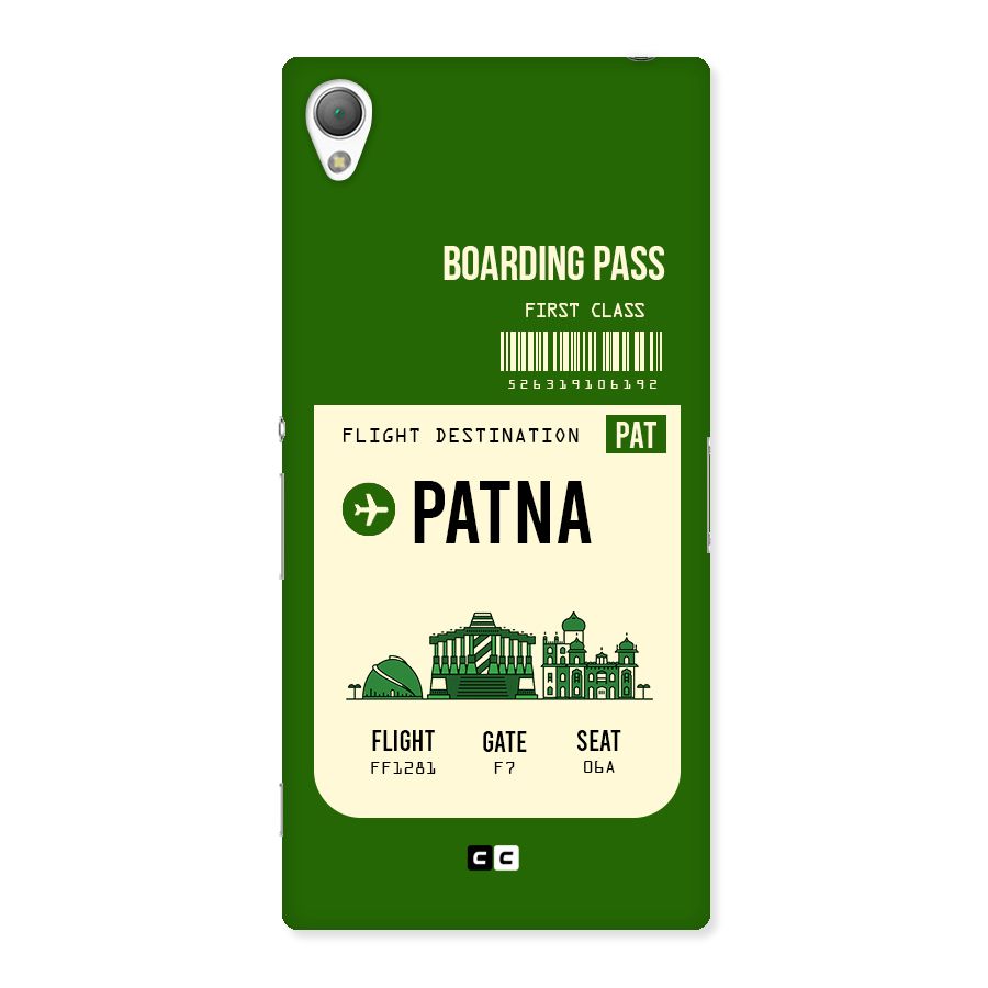 Patna Boarding Pass Back Case for Sony Xperia Z3