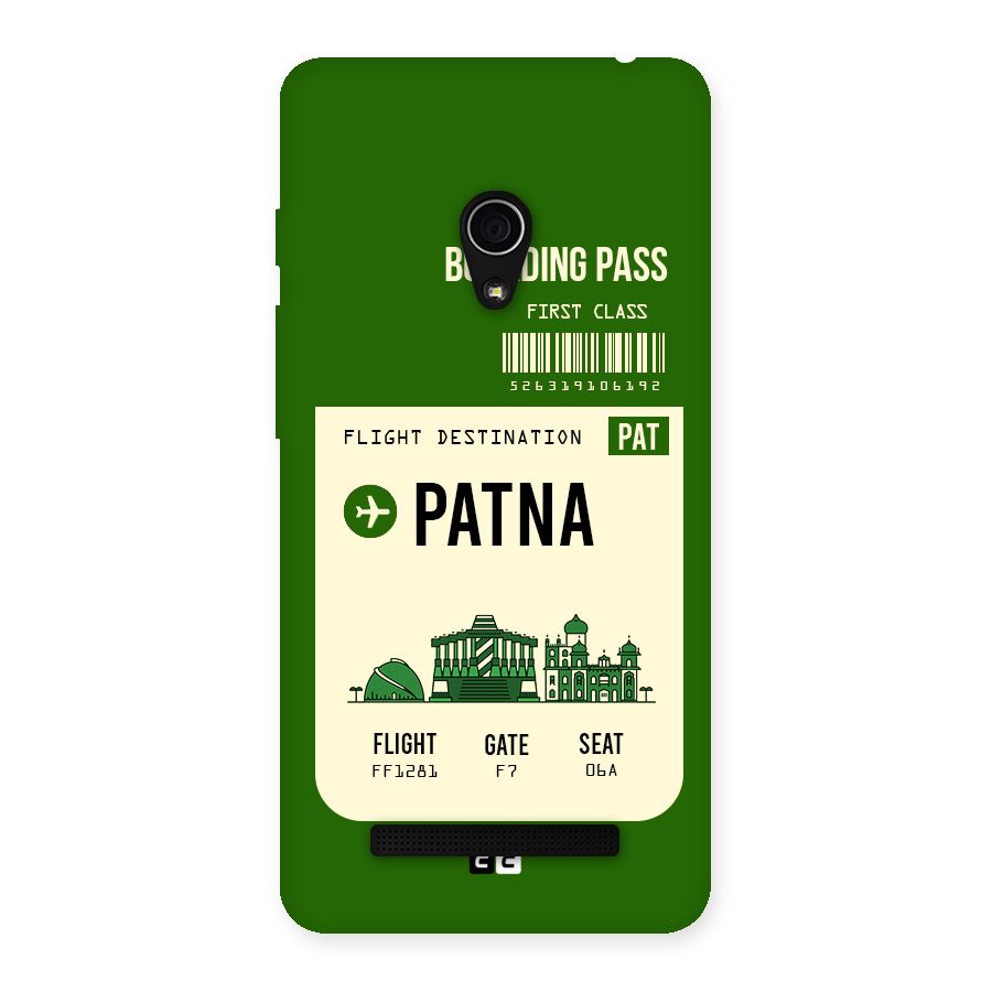 Patna Boarding Pass Back Case for Zenfone 5
