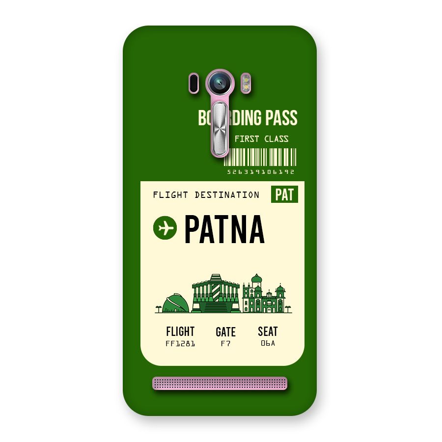 Patna Boarding Pass Back Case for Zenfone Selfie