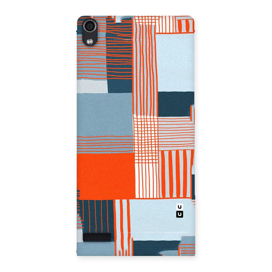 Pattern In Lines Back Case for Ascend P6