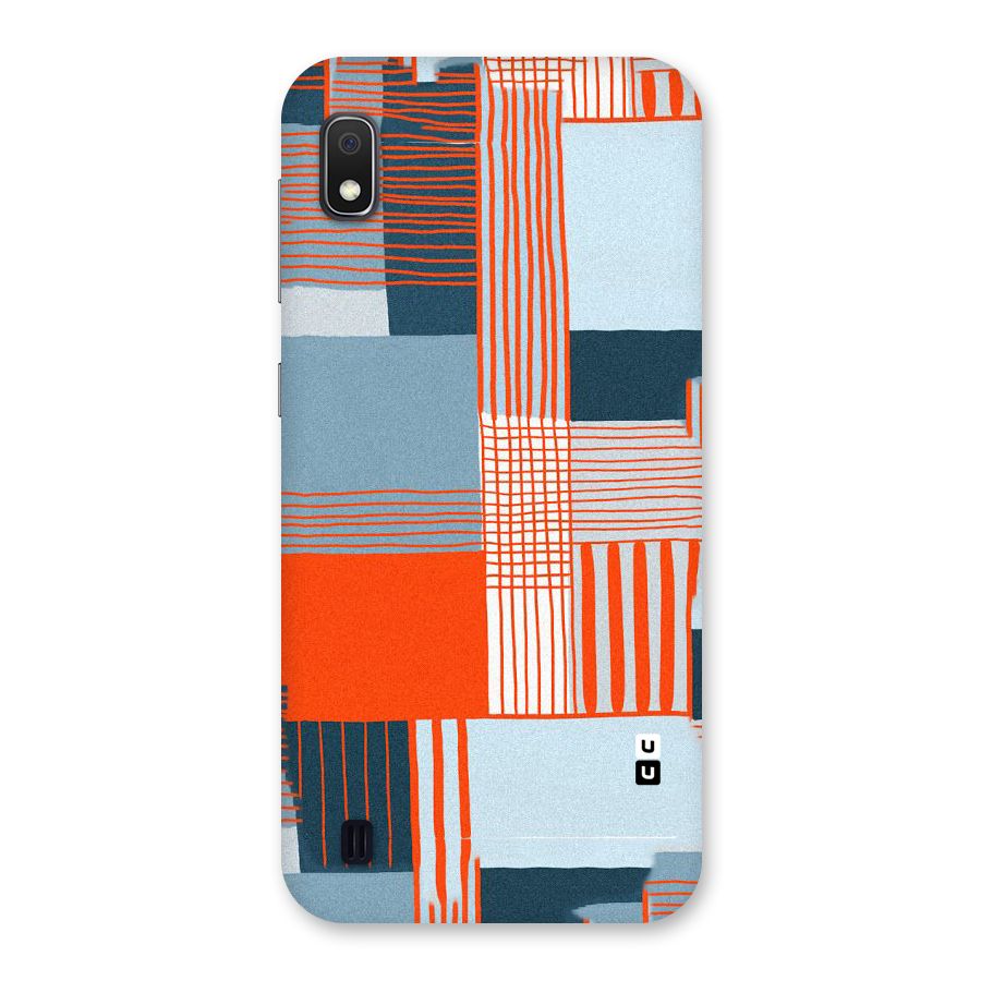 Pattern In Lines Back Case for Galaxy A10
