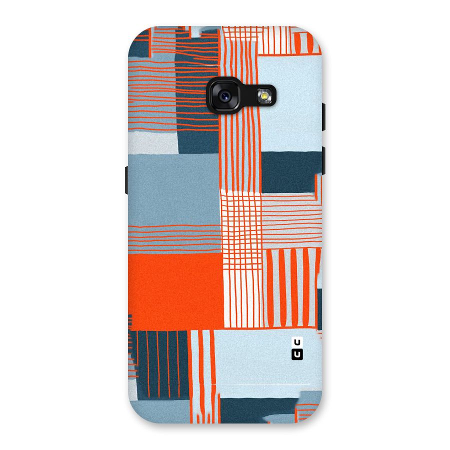 Pattern In Lines Back Case for Galaxy A3 (2017)