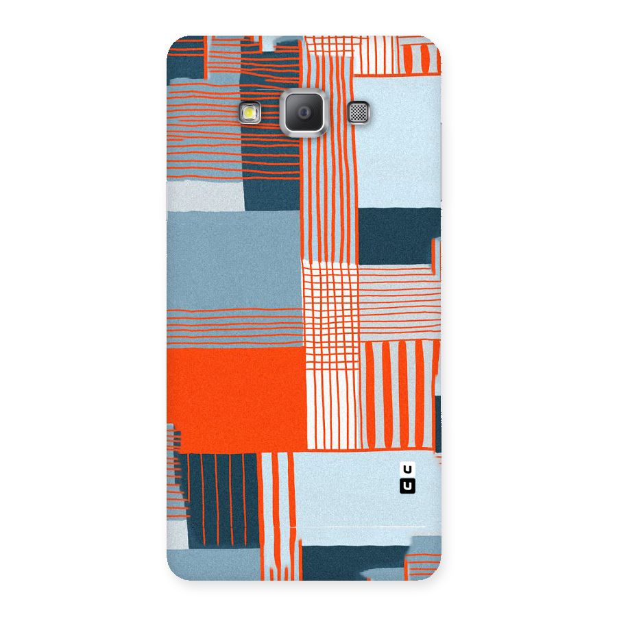 Pattern In Lines Back Case for Galaxy A7