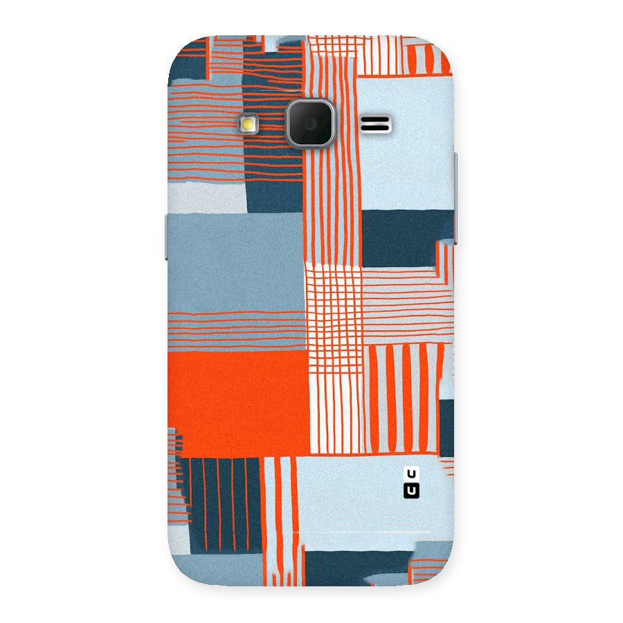 Pattern In Lines Back Case for Galaxy Core Prime