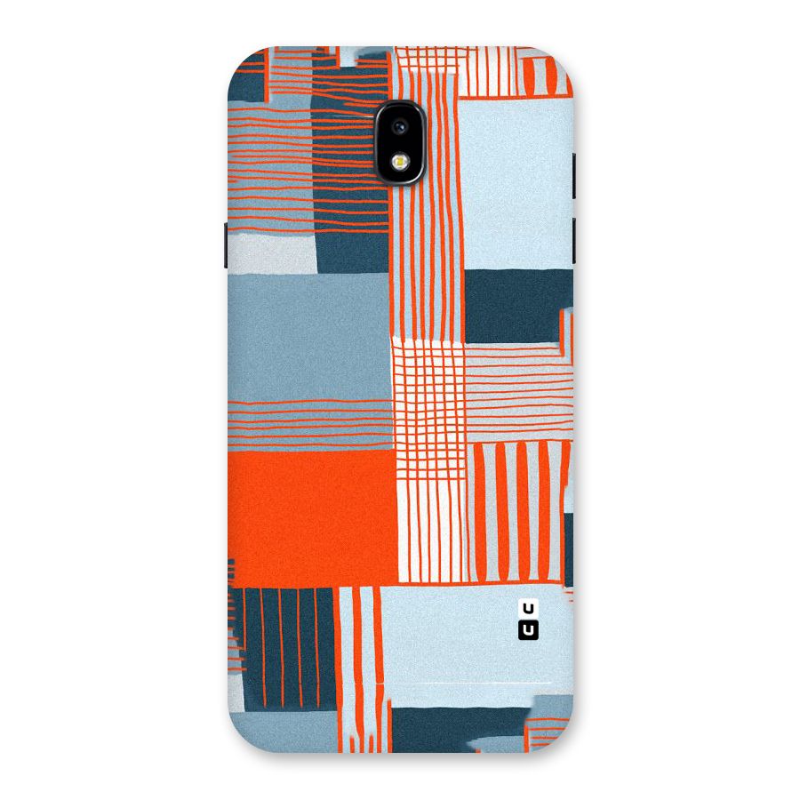 Pattern In Lines Back Case for Galaxy J7 Pro