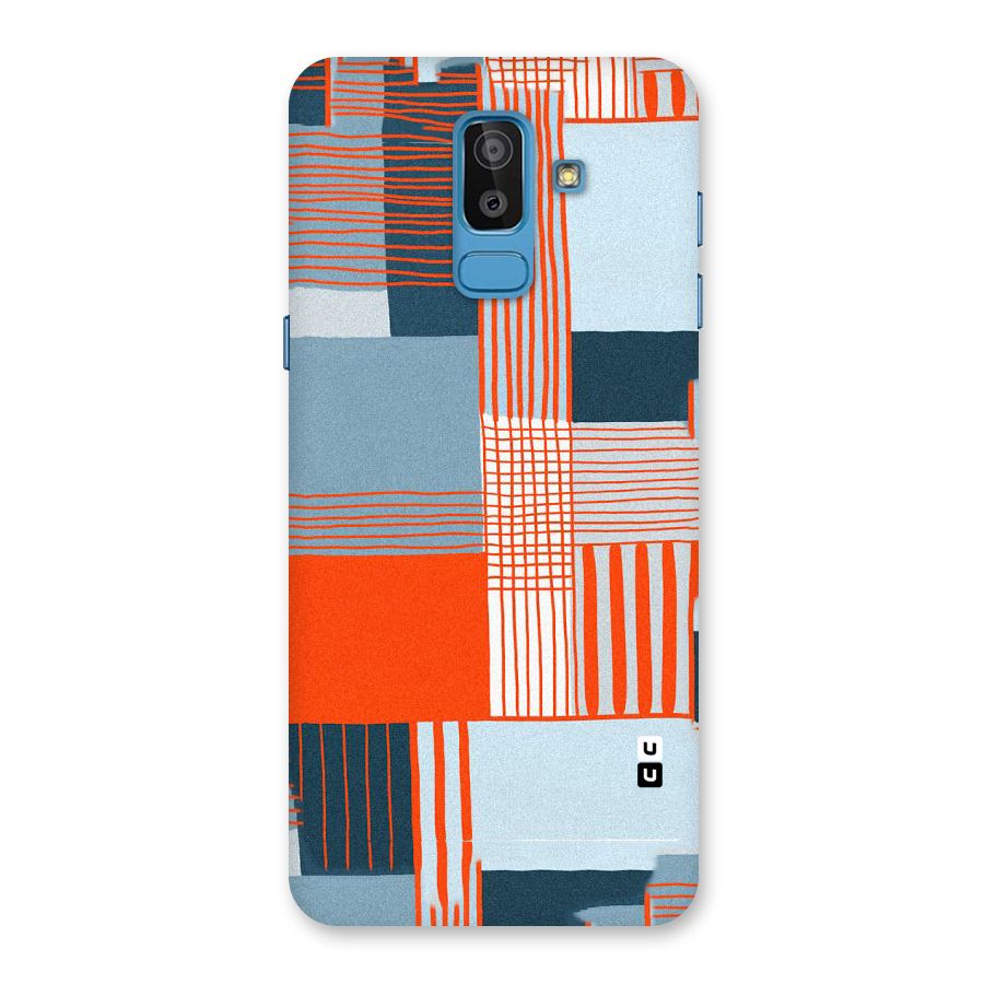 Pattern In Lines Back Case for Galaxy J8