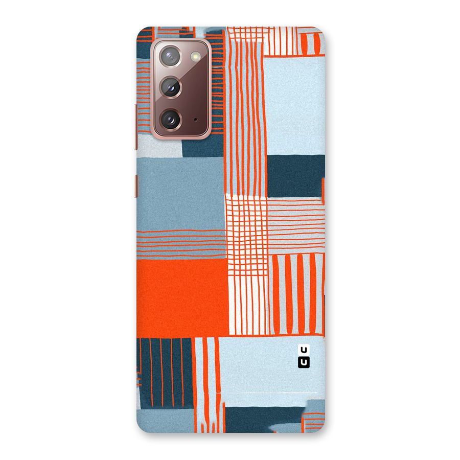 Pattern In Lines Back Case for Galaxy Note 20