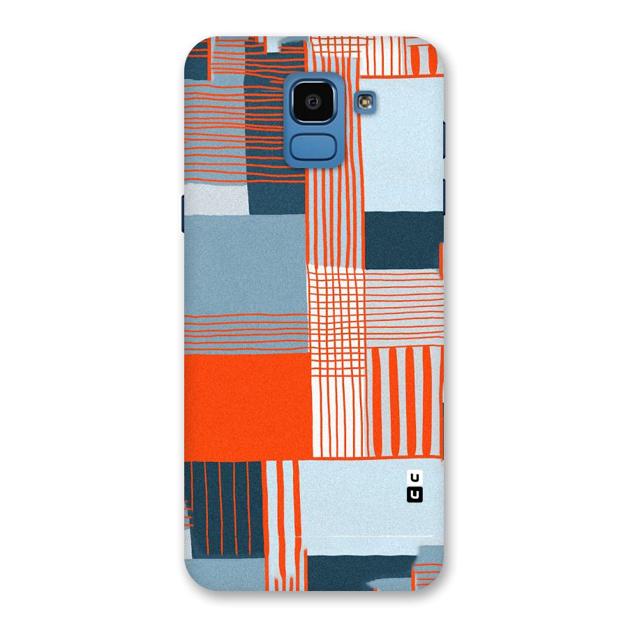 Pattern In Lines Back Case for Galaxy On6