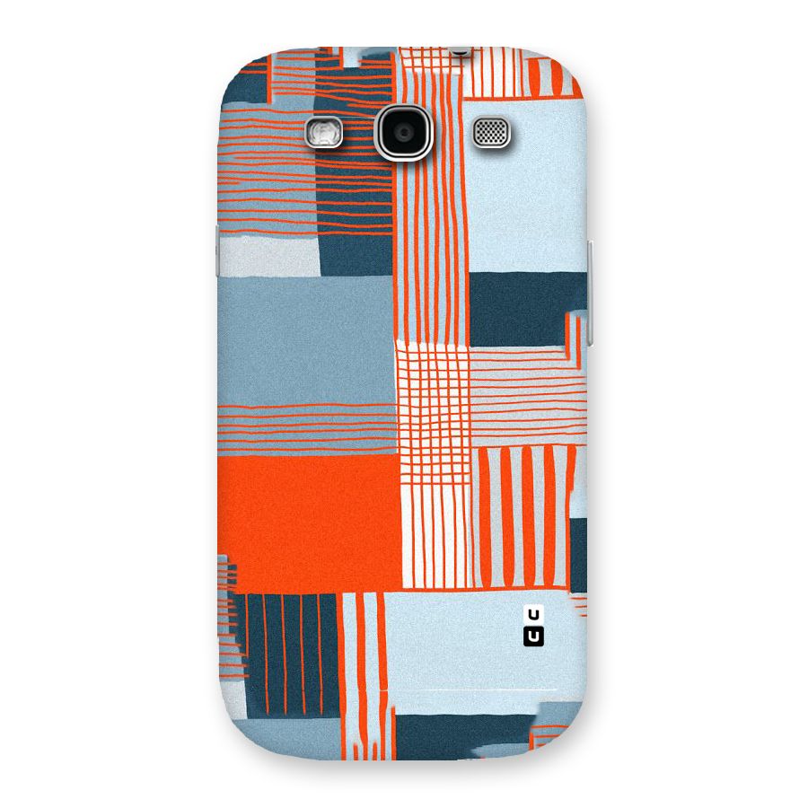 Pattern In Lines Back Case for Galaxy S3