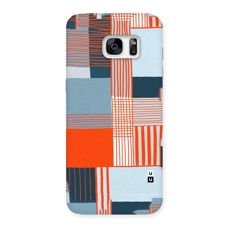 Pattern In Lines Back Case for Galaxy S7 Edge