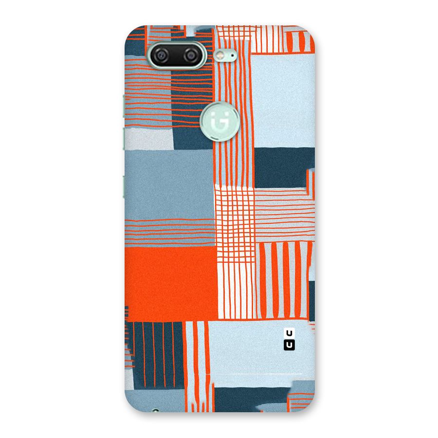 Pattern In Lines Back Case for Gionee S10