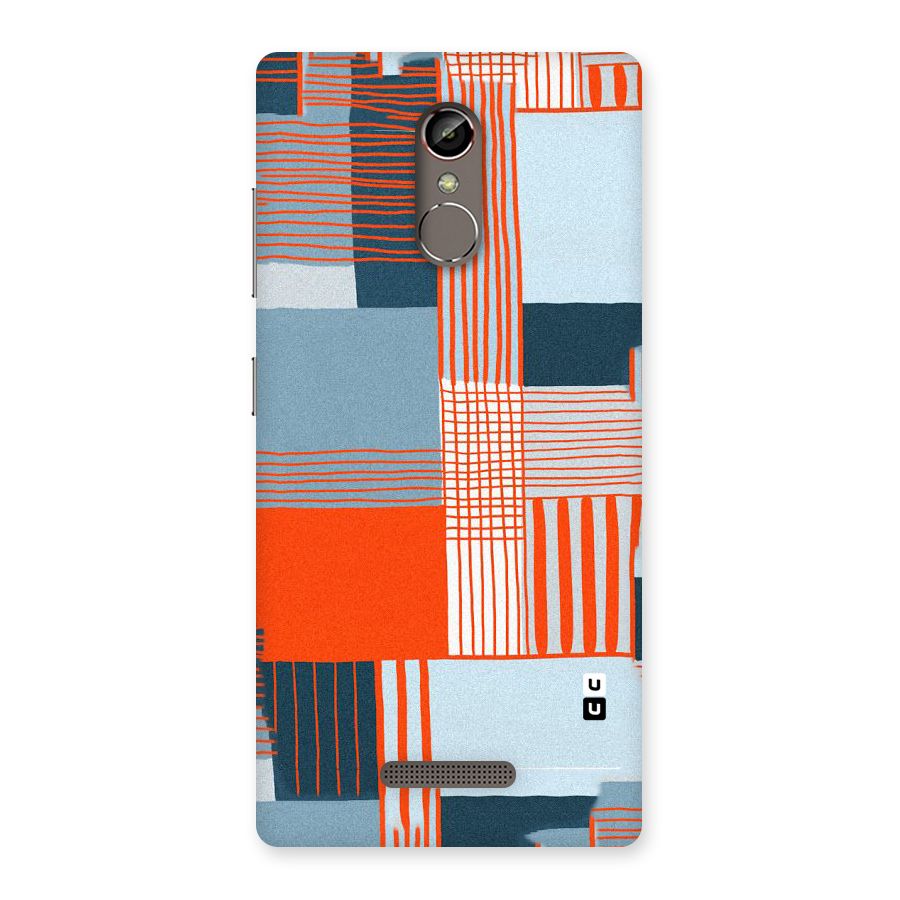 Pattern In Lines Back Case for Gionee S6s