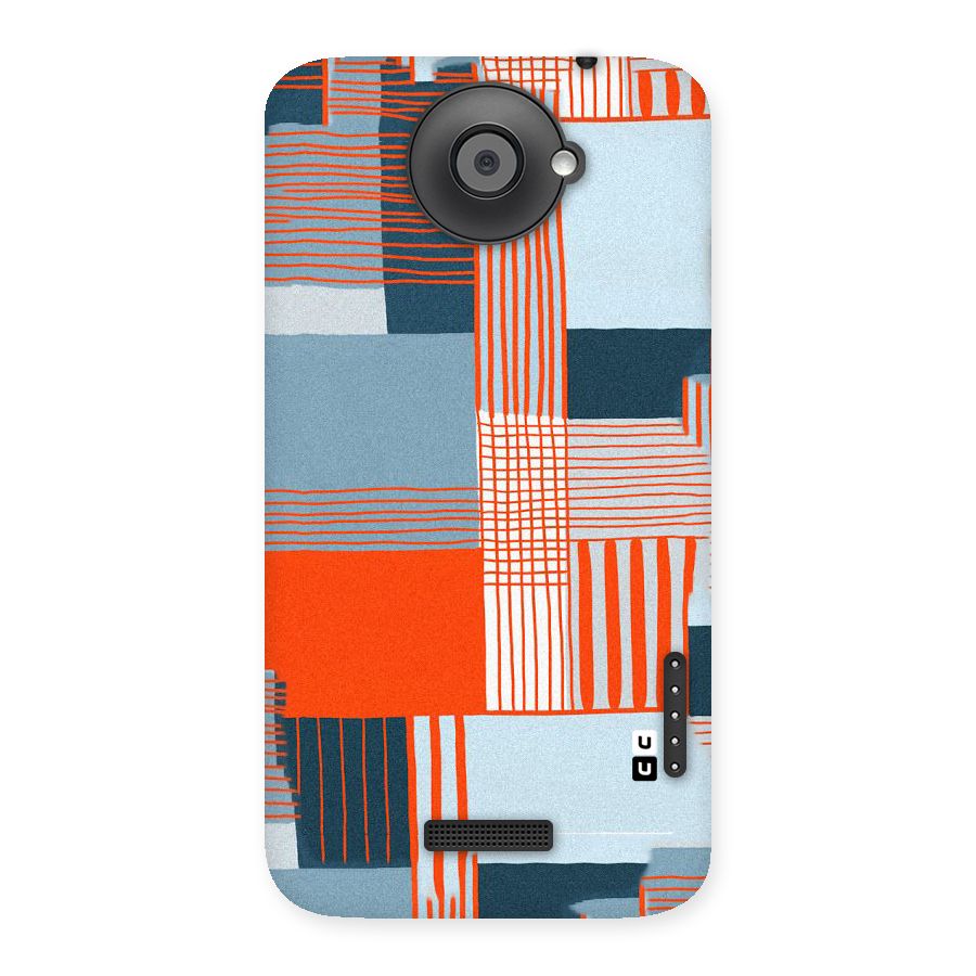 Pattern In Lines Back Case for HTC One X