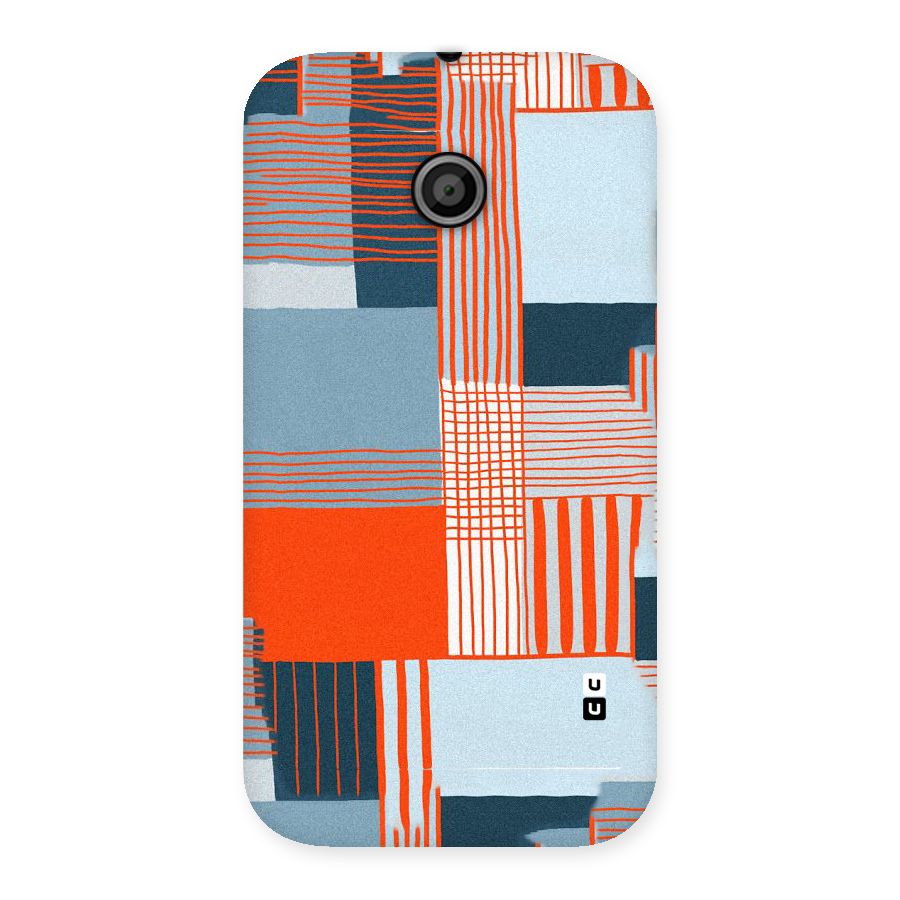 Pattern In Lines Back Case for Moto E