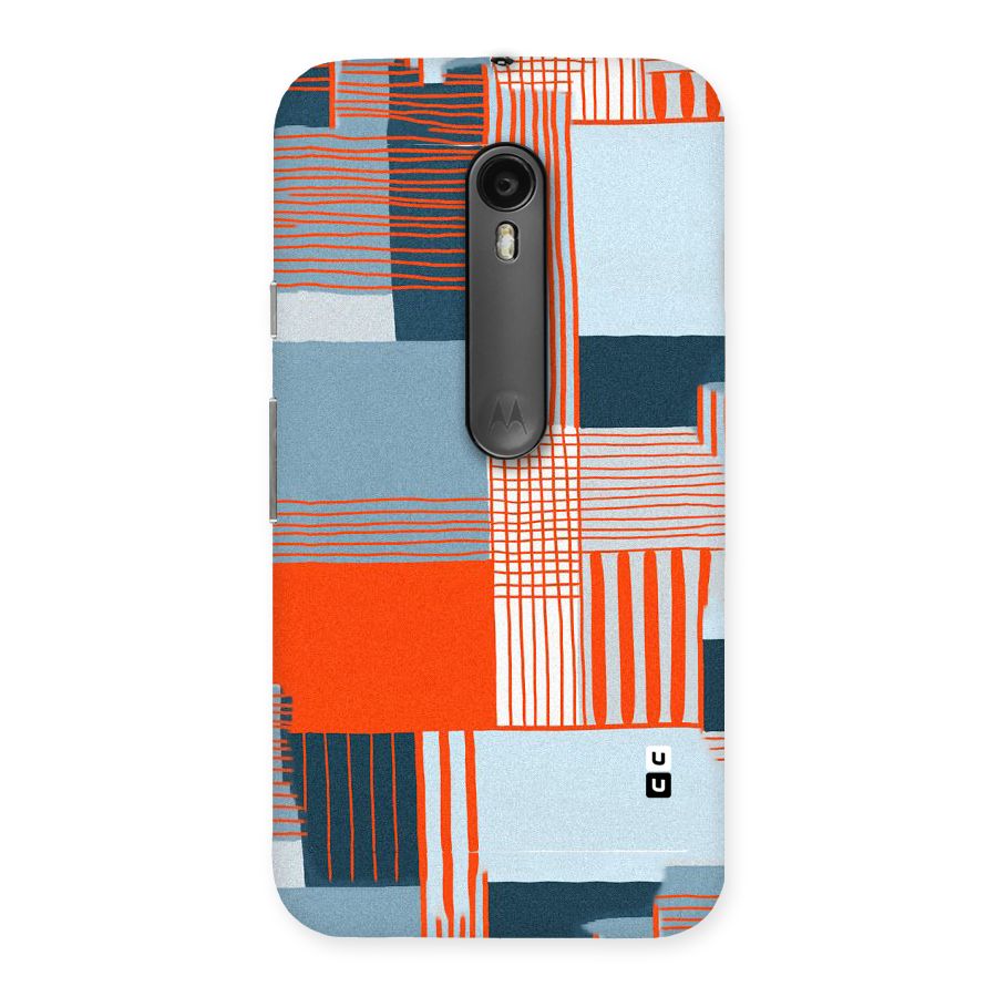 Pattern In Lines Back Case for Moto G Turbo