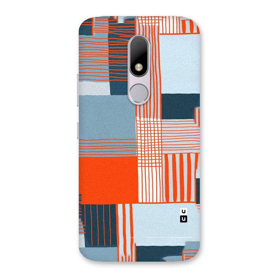 Pattern In Lines Back Case for Moto M