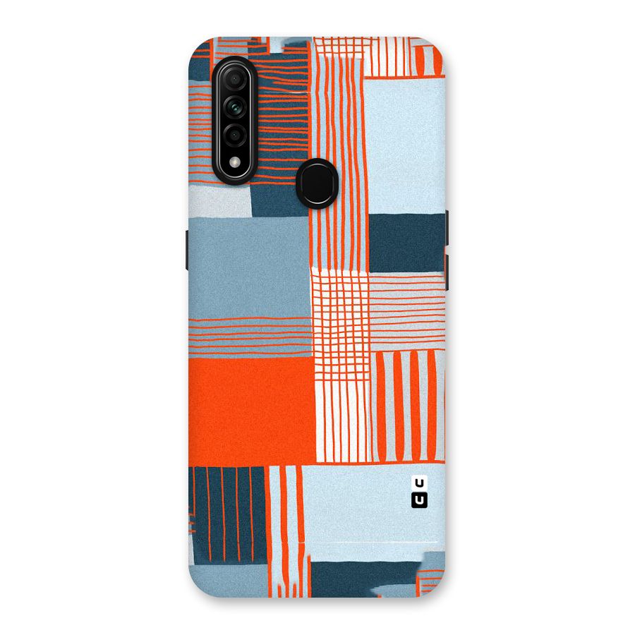 Pattern In Lines Back Case for Oppo A31