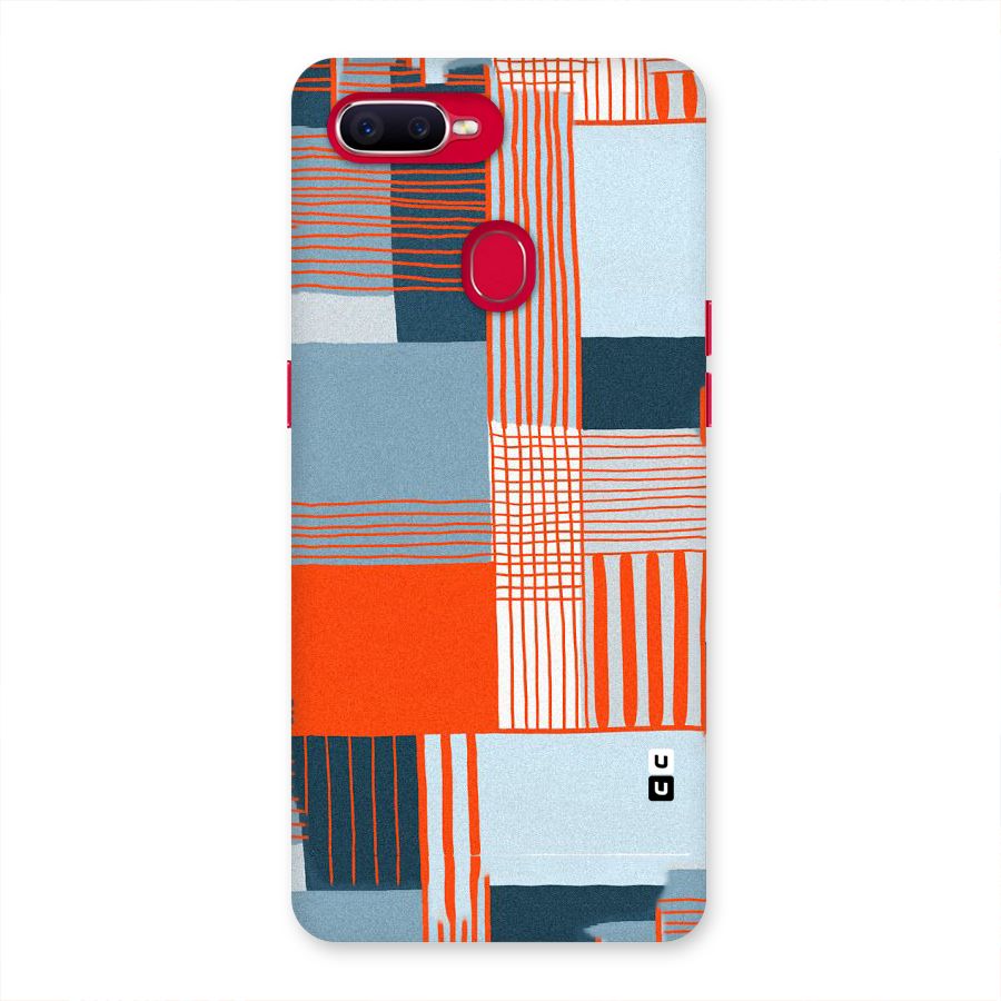 Pattern In Lines Back Case for Oppo F9 Pro