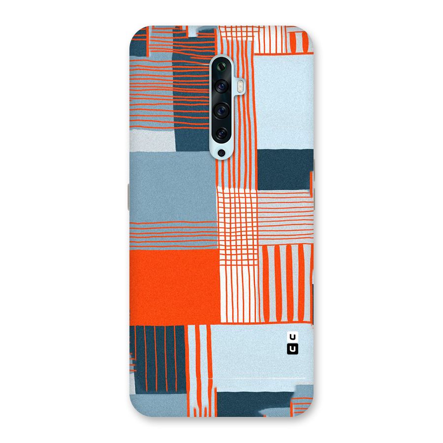 Pattern In Lines Back Case for Oppo Reno2 F